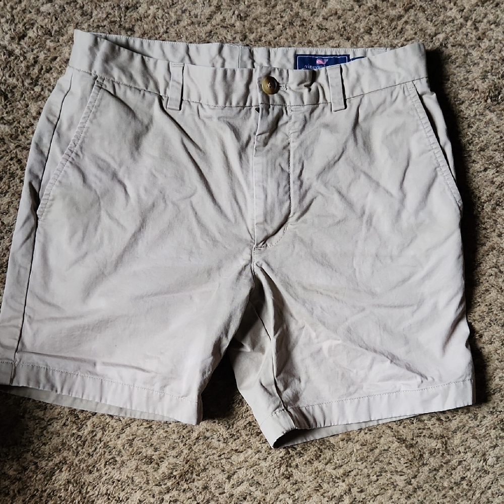 Shep and Ian Vinyard Vines shorts